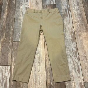 Crown & Ivy Cary Bi Stretch Fly Front khaki pants